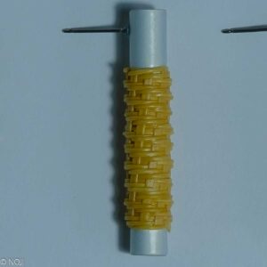 コットー竹編組の耳飾りー