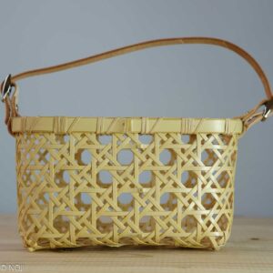 竹の八目ミニバッグ（ポケット2way）