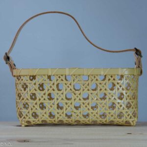 竹の八目ミニバッグ（幅広2way）