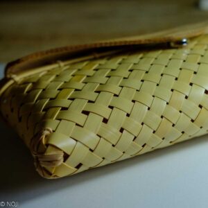 ティズ−竹と革のクラッチバッグー