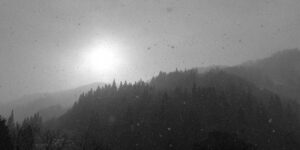 自宅から撮影した風景です。