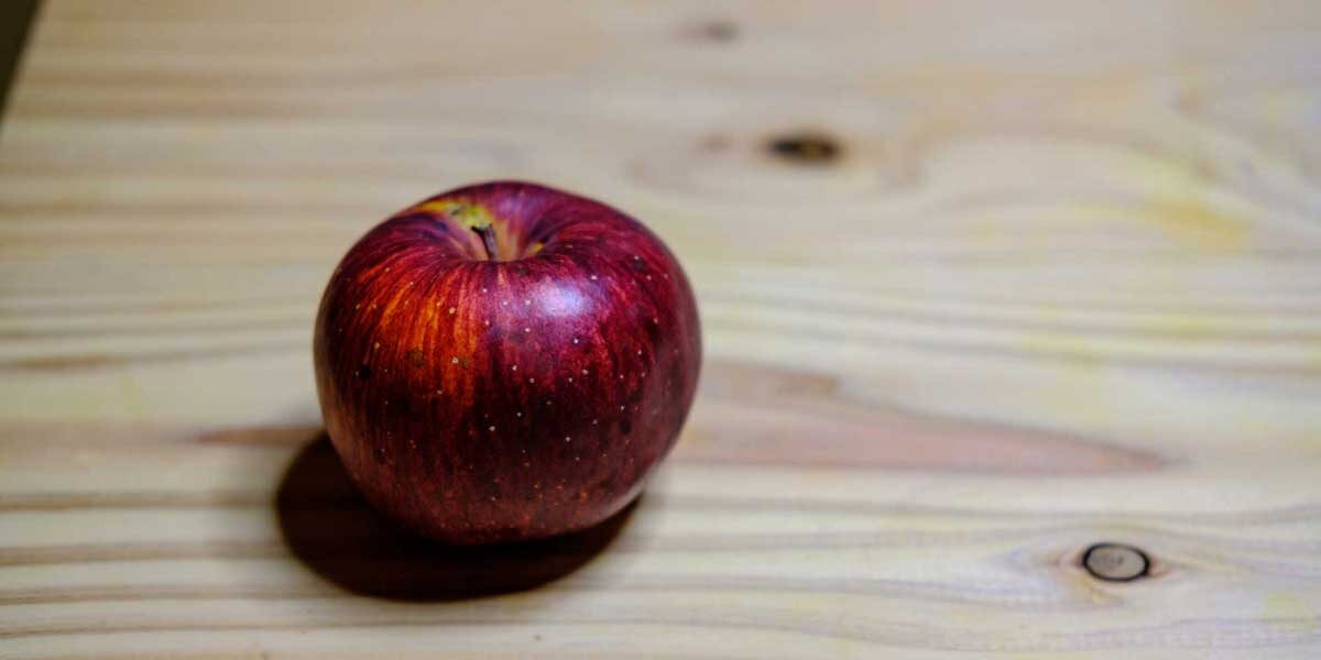 りんごの写真です。